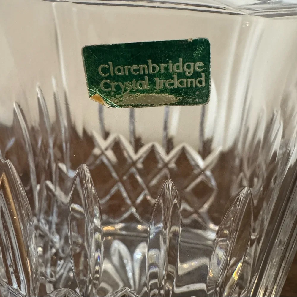 Clarenbridge Crystal Ireland Rectangular Decanter 11
